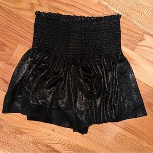 Queen of sparkles black shorts
